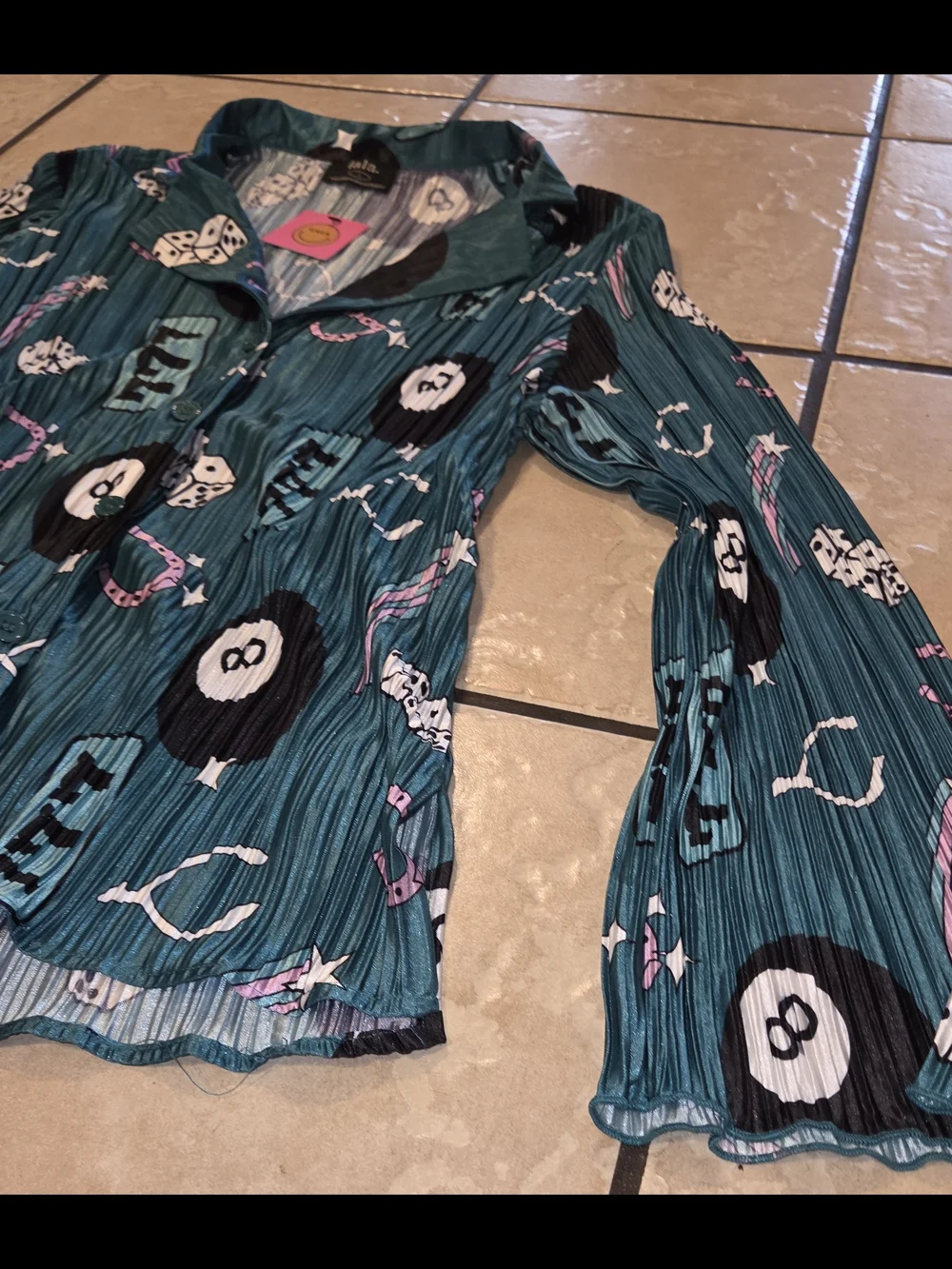 Dressed In LALA Plisse Matching Set
